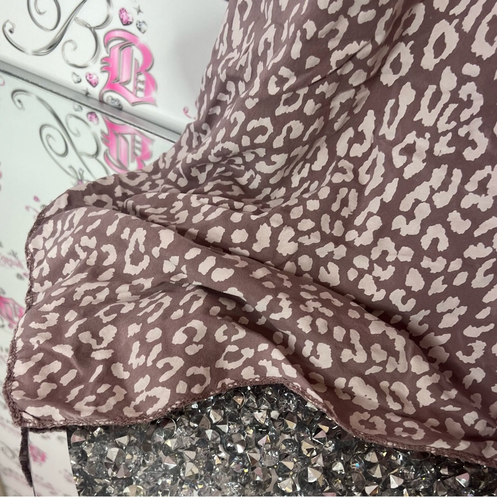 Leopard Print Slip Dress diverse Italy silk cheetah leopard animal print - Picture 3 of 6